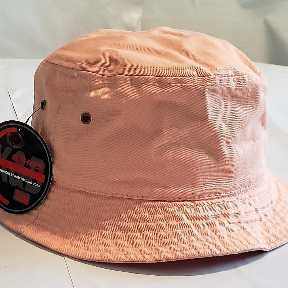 (S/M) KB Casual Bucket Hat (Peach)